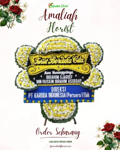Papan Bunga Duka di Kedungwaringin